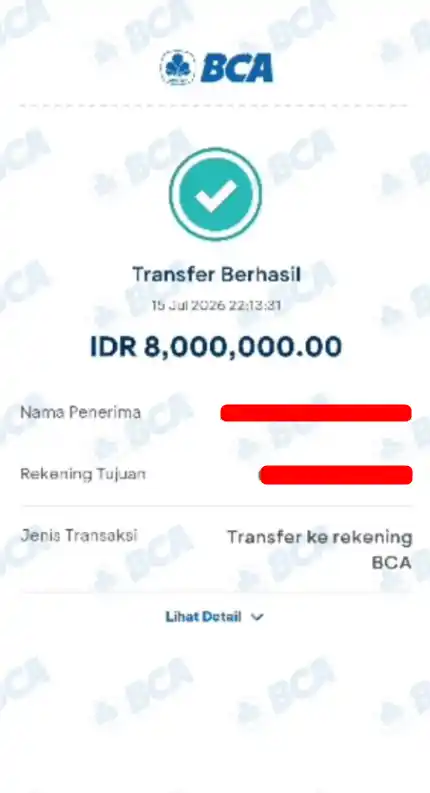 Bukti Transfer
