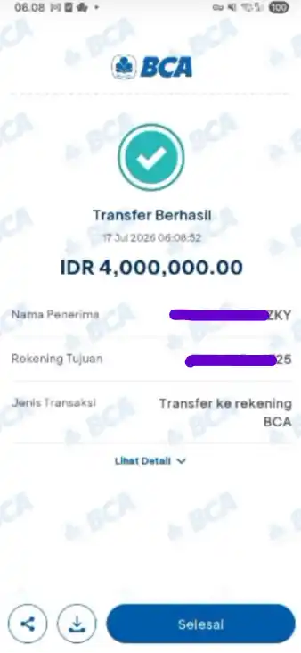 Bukti Transfer