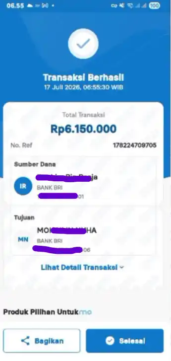 Bukti Transfer