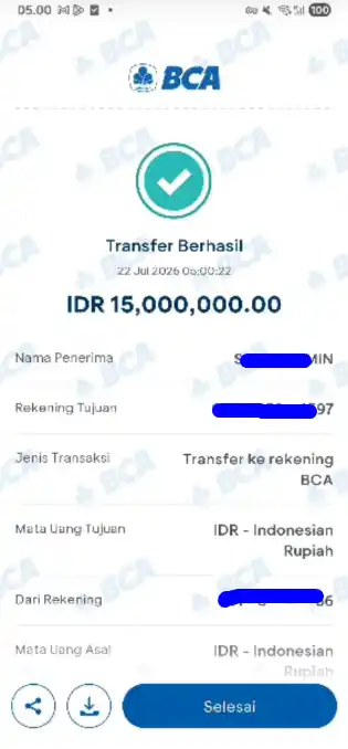 Bukti Transfer