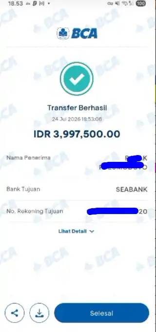Bukti Transfer
