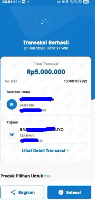 Bukti Transfer
