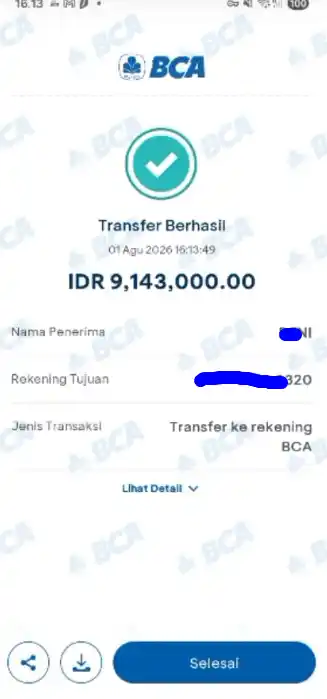 Bukti Transfer