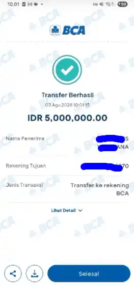 Bukti Transfer