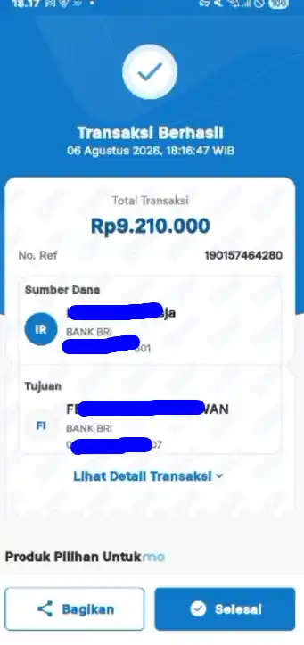 Bukti Transfer