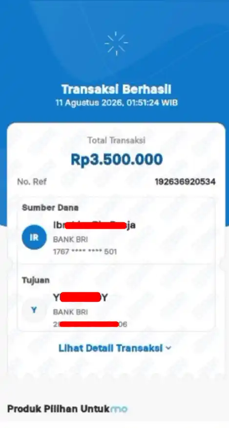 Bukti Transfer