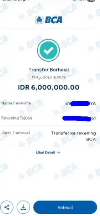 Bukti Transfer