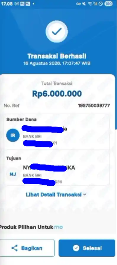 Bukti Transfer