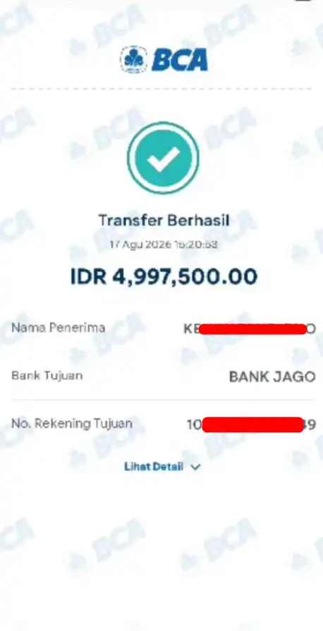 Bukti Transfer