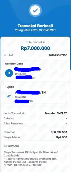 Bukti Transfer