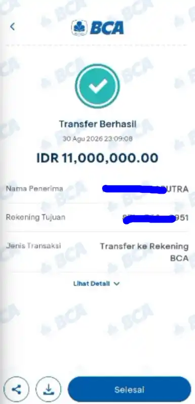 Bukti Transfer