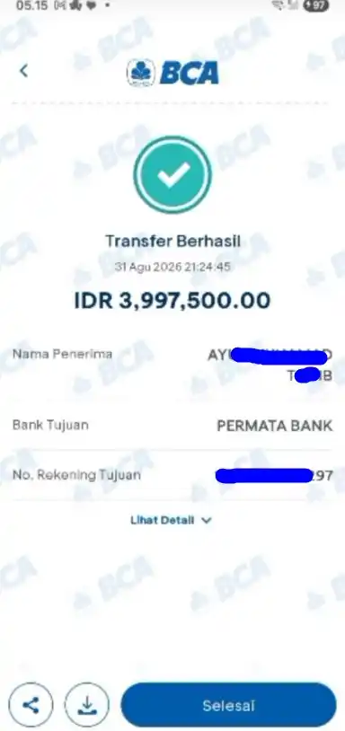 Bukti Transfer