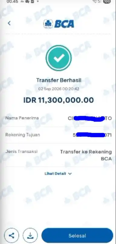 Bukti Transfer