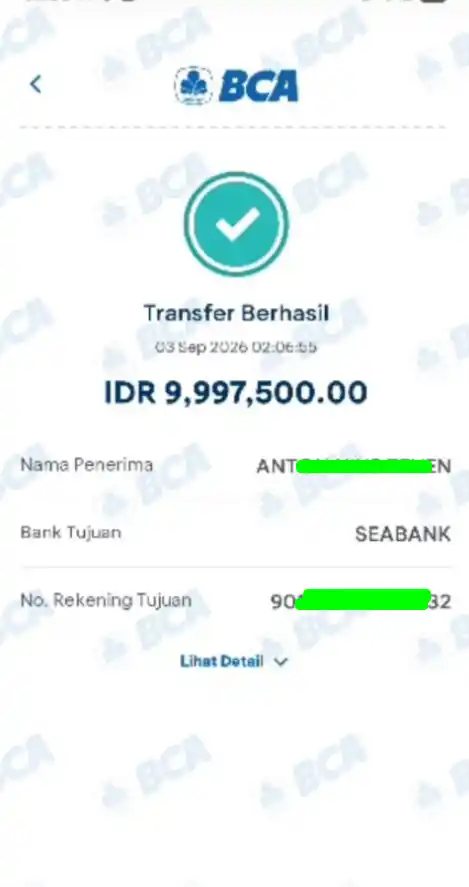 Bukti Transfer