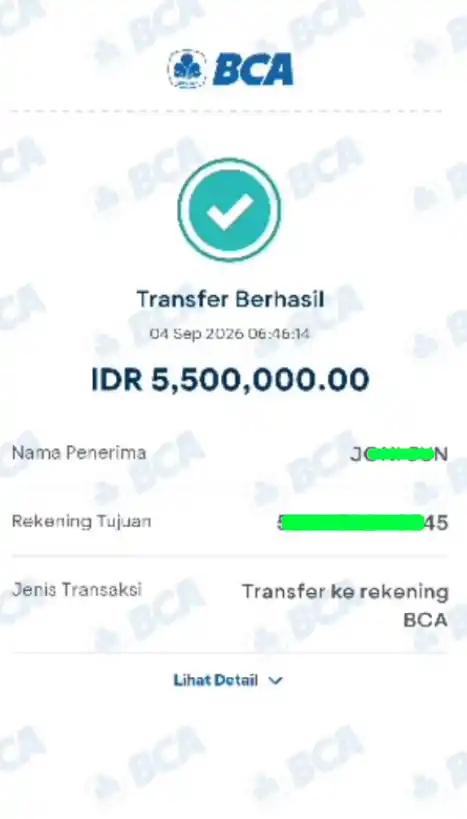 Bukti Transfer
