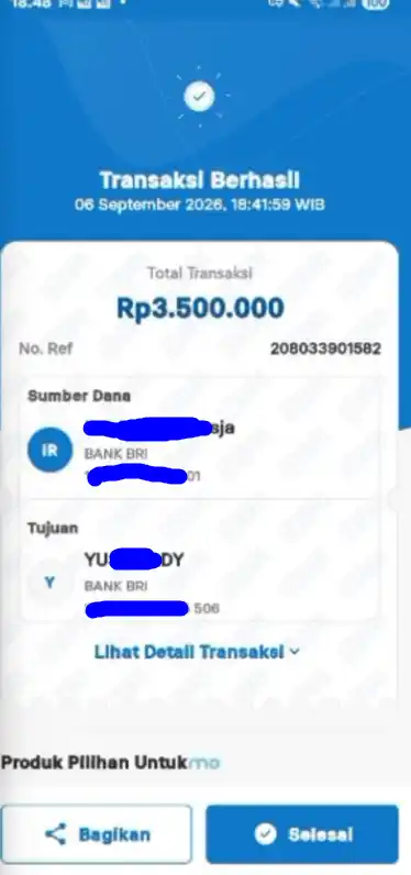 Bukti Transfer